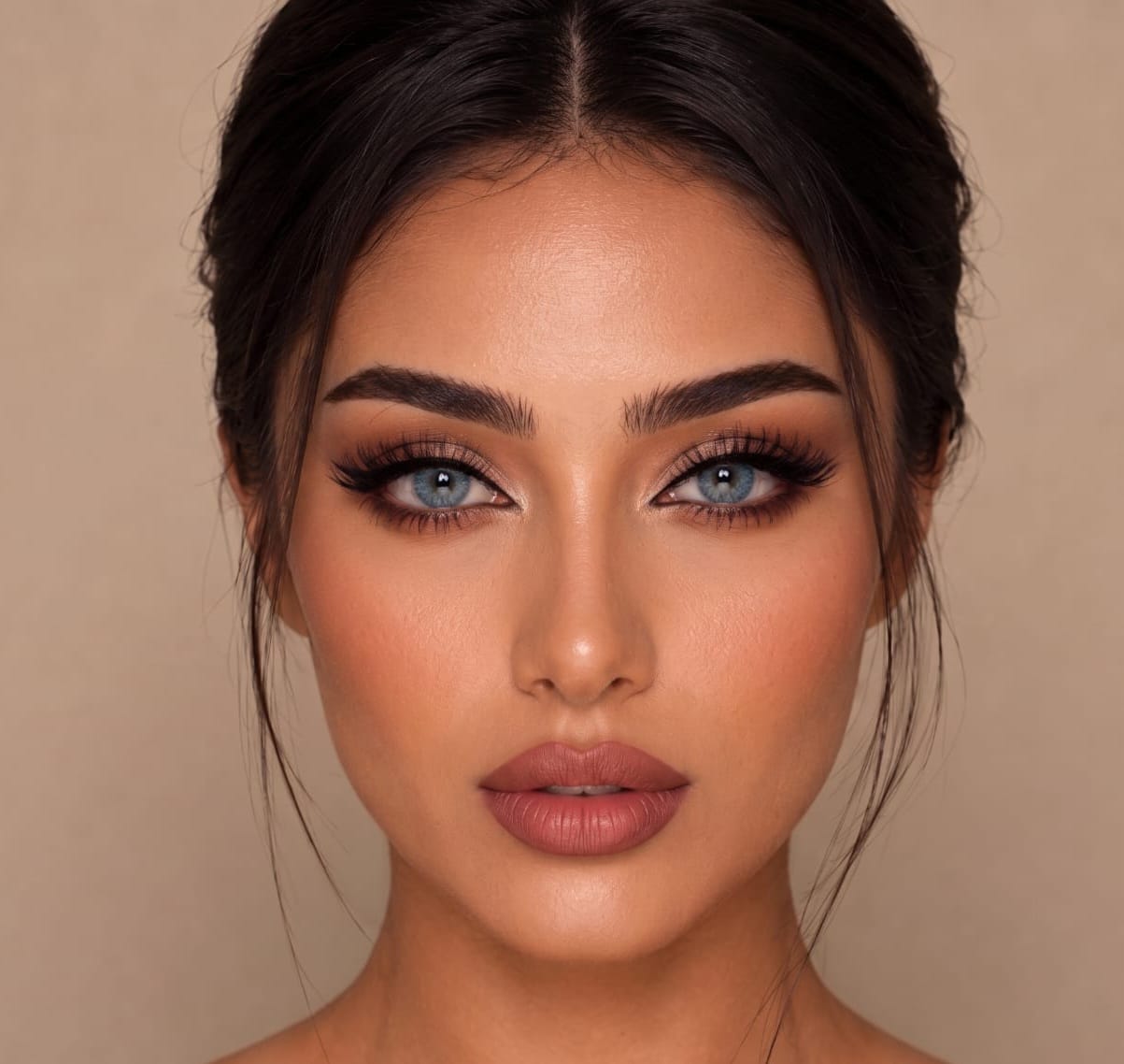 Diamond Dust contact lens model wearing lenses