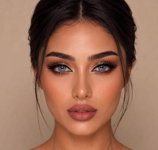 Diamond Dust contact lens model wearing lenses